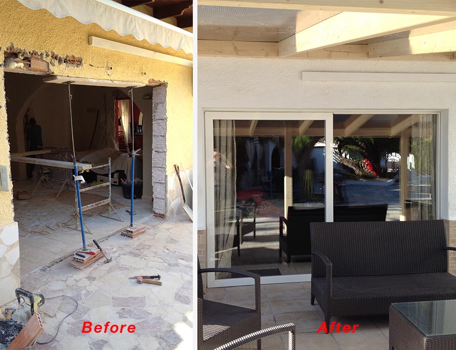 Building Services costa blanca before and after photo
